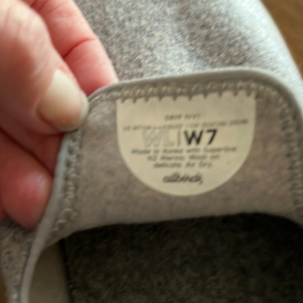 New - a gift - but never worn.  Light gray superfine merino wool,  gorgeou